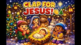 Clap for Jesus 👏🎄 | Christmas Kids Worship Song | Jesus Is Born