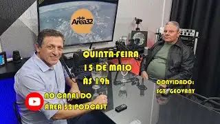 &Aacute;REA 32 PODCAST 3&ordf; TEMP. EP#06 O SARGENTO GEOVANY ALEXSSANDER DA PMMG.