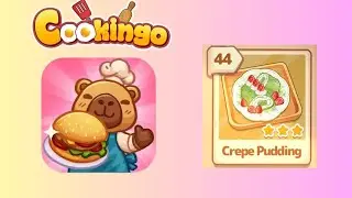🍳Cookingo Level 44 Walkthrough | Perfect Meal | Crepe Pudding| Solutionguruji