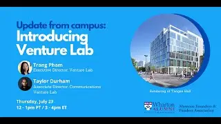 Update from Campus: Introducing Venture Lab