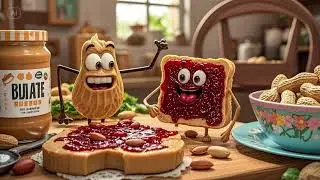 Peanut Butter and Jelly | Fun Kids Song & Snack Time Fun 🥪🎶