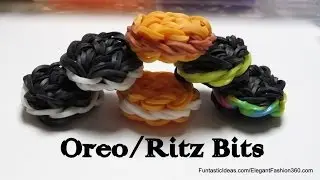 Rainbow Loom Oreo/Ritz Bits Cookies Charms