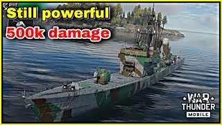 Japanese JDS Takatsuki premium ship 500k damage war thunder mobile
