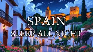 🇪🇸 Spain | RAIN & MUSIC 🌧️ | Deep Sleep, Insomnia Relief & Stress Reduction 🌙 | 8 Hours |