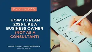 How to Plan 2026 Like a Business Owner (Not as a Consultant)