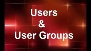 MicroStrategy - Users and User Groups - Online Training Video by MicroRooster