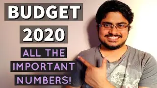 Budget 2020 | All the Important Numbers! 🤔🤔🤔 (Union Budget 2020 India)