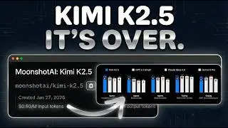 Kimi K2.5 только что вышла: открытый исходный код просто УНИЧТОЖИЛ Клода?