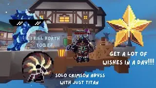 (Full Guide) How to SOLO Crimson Abyss | Pixel Blade Roblox