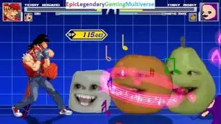 MUGEN Matches / Battles / Fights Of Goku, Tinky-Winky The Teletubby, & Annoying Orange