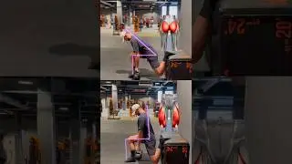 MOUVEMENT FENTE BULGARE ✅(FESSIERS /CUISSES) #fentebulgare #fente #booty #quad #fessier #gym