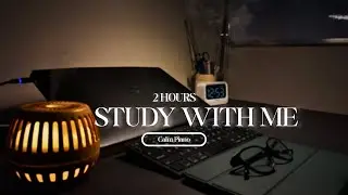 2 Hour Study With Me | Pomodoro 50&ndash;10 | Calm Piano Music 🎹