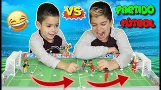 PARTIDO DE FÚTBOL!!! con playmobil