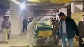 Shaheed Arshad Sharif dead-body