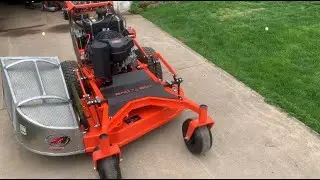 CUSTOM BAGGER FOR NEW BAD BOY WALK BEHIND!!!