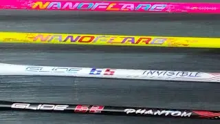 REINFORCE SPEED GLIDE 62 65 VS YONEX NANOFLARE 002