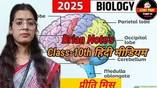 BRAIN Notes BIOLOGY NCERT class 10th Hindi medium