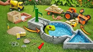 😲🐍&ldquo;I Built a MINI Swimming Pool & Water Tank &mdash; Both WORK! 😳💧&rdquo; | Mini construction 