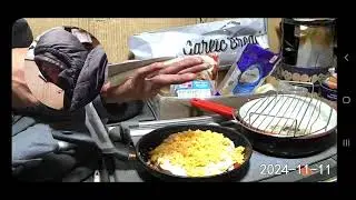 $5 #pizza #homemade in #pan on #stove by #808Dragon.com #offgrid #Live