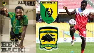OFFICIAL DETAILS: Albert Amoah's 6 months loan, 2 players loan -1 Nigerian, Goldstars vs Kotoko stat