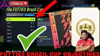 FIFA22LIVE-(FUTTIES-BRAZIL-CUP-OBJETIVES-REWARDS)(FUT-CHAMPS-QUALIFY-GRIND)