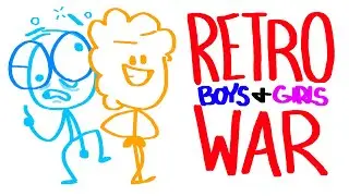 RETRO boys and girls war (ft. my dad)