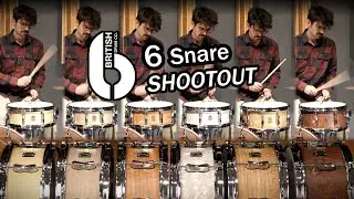 British Drum Co - Snare Drum Shootout! 6 DRUMS & A KIT