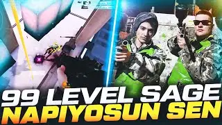 99 LEVEL SAGE KABUSUMUZ OLDU BU NEYMİŞ -Aslanmashadovv w/aimDLL | Valorant Maç Özetleri #423
