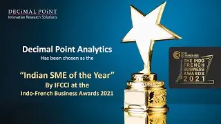 Indian SME of the Year Award by IFCCI at the Indo-French Business Awards 2021