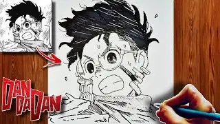 Manga Drawing Okarun | DanDaDan | ダンダダン | Speed Drawing
