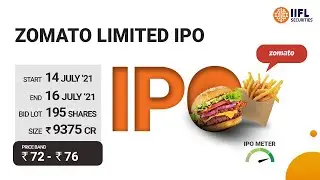 Zomato IPO | Zomato IPO Details | Shweta Papriwal | IIFL Securities