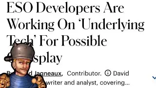 ESO Cross Play is Being Worked On