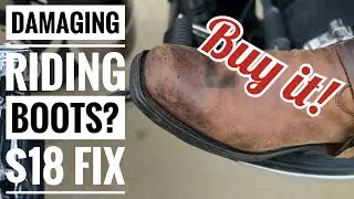 How to Save Motorcycle Shoes, Motorcycle Boot Saver by Bung King - Shifter Peg for Harley Davidson