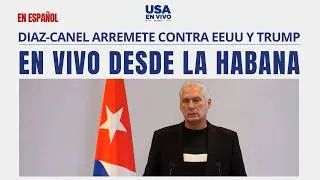 Última hora, Miguel Díaz-Canel, cuba,  conferencia de prensa contra EEUU y Trump | USA EN VIVO 🔴