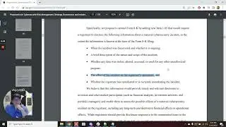SEC Notification Requirements, Purple Teaming, and You