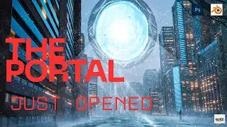 Creating a Sci-Fi Portal City Using FREE Building & Scatter Node Add-Ons (Blender)