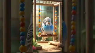 Kukuletta is getting sleepy on her swing 🐦💙