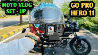Motovlog Setup Cost | The Best Moto Vlogging Setup With GO PRO HERO 11 Black / 12  | Motovlog Setup
