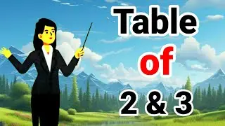 Table of 2 and 3 | 2 aur 3 ka Table | 2 ka Table 3 ka Table | Table 2 & 3 | Pahada | Math Table TV 