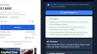 how to analyze auction cars in seconds with ai ( copart/IAAI )
