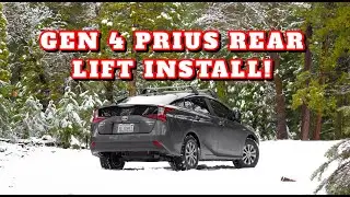 2016-2021 Prius Offroad Rear Lift Kit Installation
