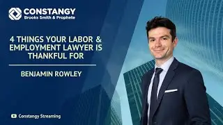 4 Things Your Labor & Employment Lawyer is Thankful For - Constangy Clips Ep. 13