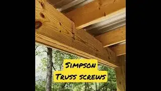 Simpson truss screws