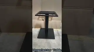 Square Table Base Black #furniture #tablelegs #tablebase #tablestand #metaltablelegs #tablelegmetal