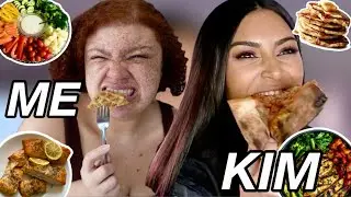 I ate just like KIM KARDASHIAN for a day...