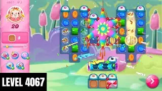 Candy Crush Saga level 4067 (USING PARTY BOOSTER) || 3 Sugar Stars 🌟🌟🌟