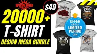 Best t shirt graphic design bundle chep price