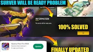 THE SERVER WILL BE READY SOON PROBLEM IN FREE FIRE|| HOW TO OPEN FREE FIRE|| FREE FIRE NOT OPENING