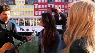 Ireland's Can-Linn & Kasey go Busking with Sebalter from Switzerland in Copenhagen