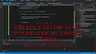 Revit API - Create Custom 30x42 Titleblock - Part 4